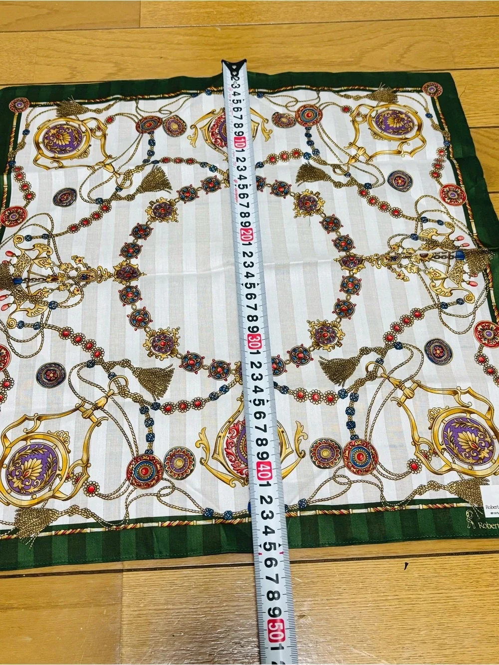 Roberta Di Camerino 100% Cotton Multicolor Handkerchief/Bandana/Scarf 45cm 18”